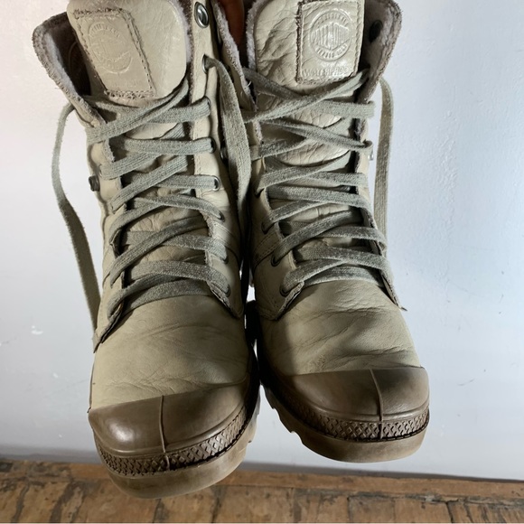 Palladium winter combat style leather boots - Picture 7 of 11